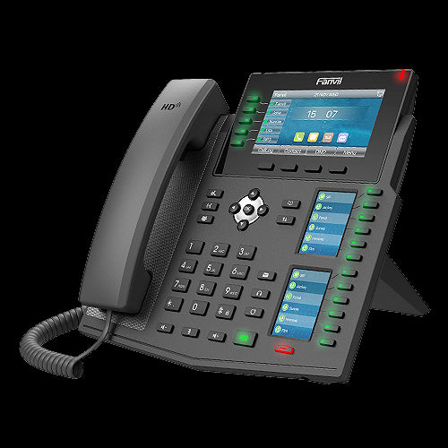 Fanvil X6U Enterprise IP Phone - 4.3' (Video) Colour Screen, 20 Lines, 60 x DSS Buttons, Dual Gigabit NIC, Built in Bluetooth, *SBC Ready (V2) Fanvil X6U Enterprise IP Phone - 4.3' (Video) Colour Screen, 20 Lines, 60 x DSS Buttons, Dual Gigabit NIC, Built in Bluetooth, *SBC Ready (V2)